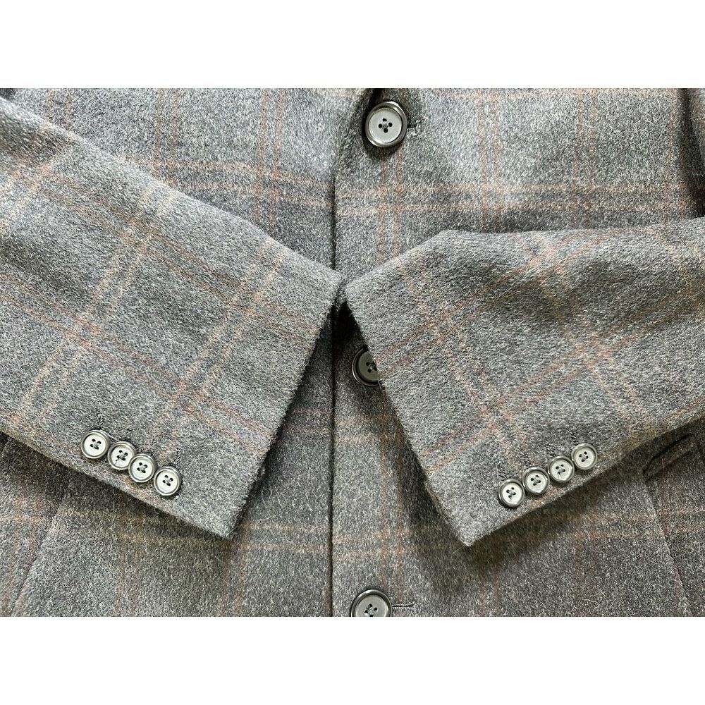 Hart Schaffner Marx Luxurious Wool Blend Over Coat 40L Windowpane‎ - Picture 14 of 14